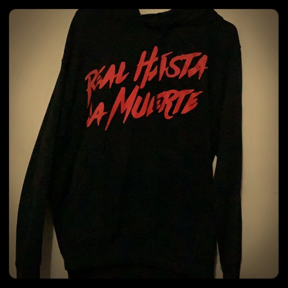 Hoodie real asta la muerte